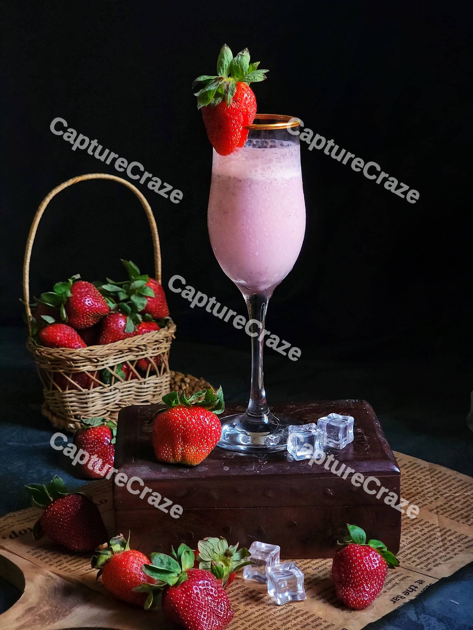 Strawberry cocktail
